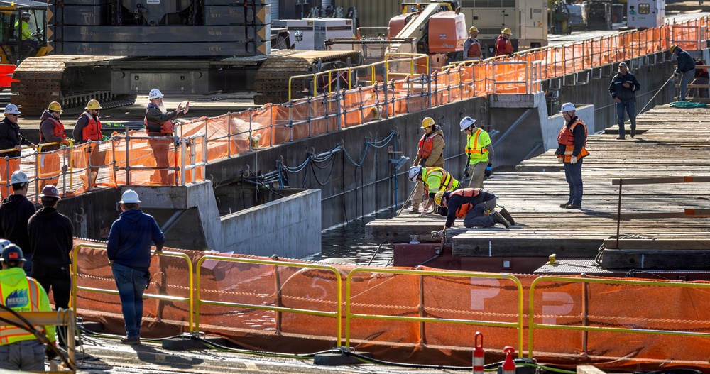 Dry Dock 4 Equipment Arrival