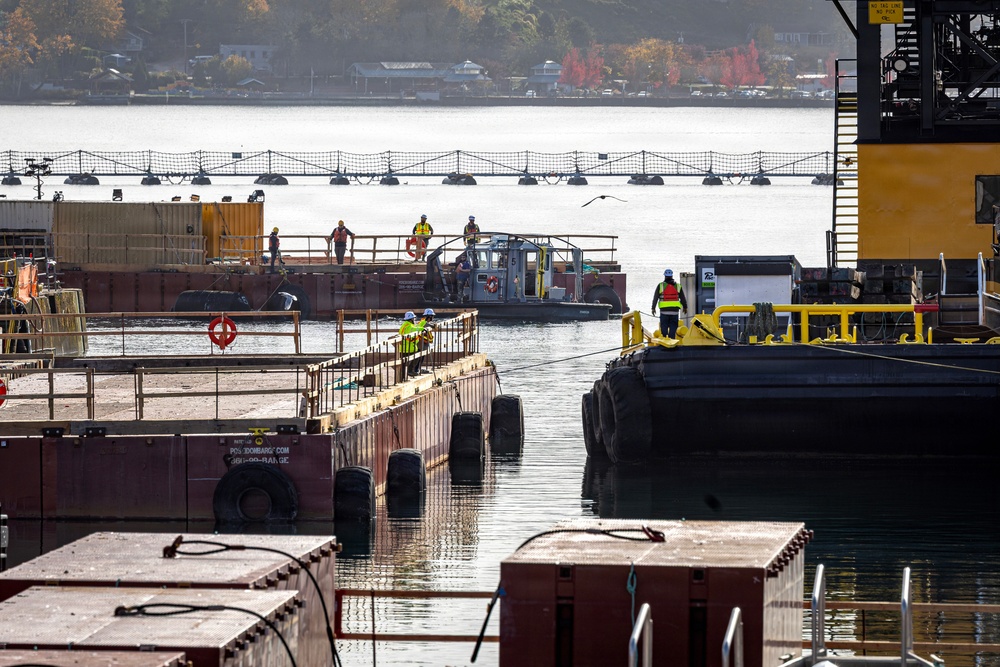 Dry Dock 4 Equipment Arrival