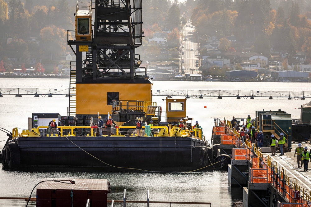 Dry Dock 4 Equipment Arrival