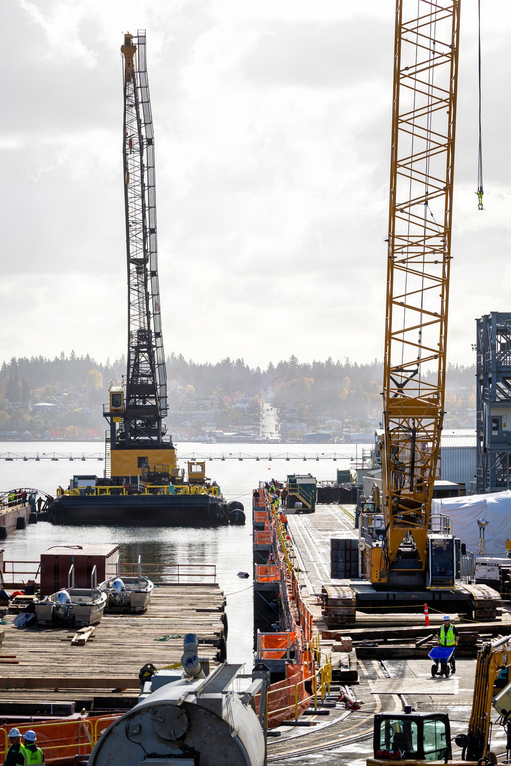 Dry Dock 4 Equipment Arrival