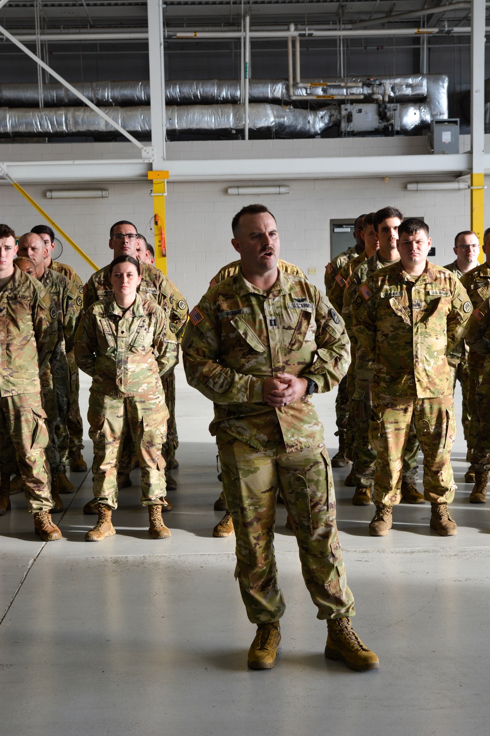 LANG aviators hold departure ceremony at Esler Army Airfield in Pineville