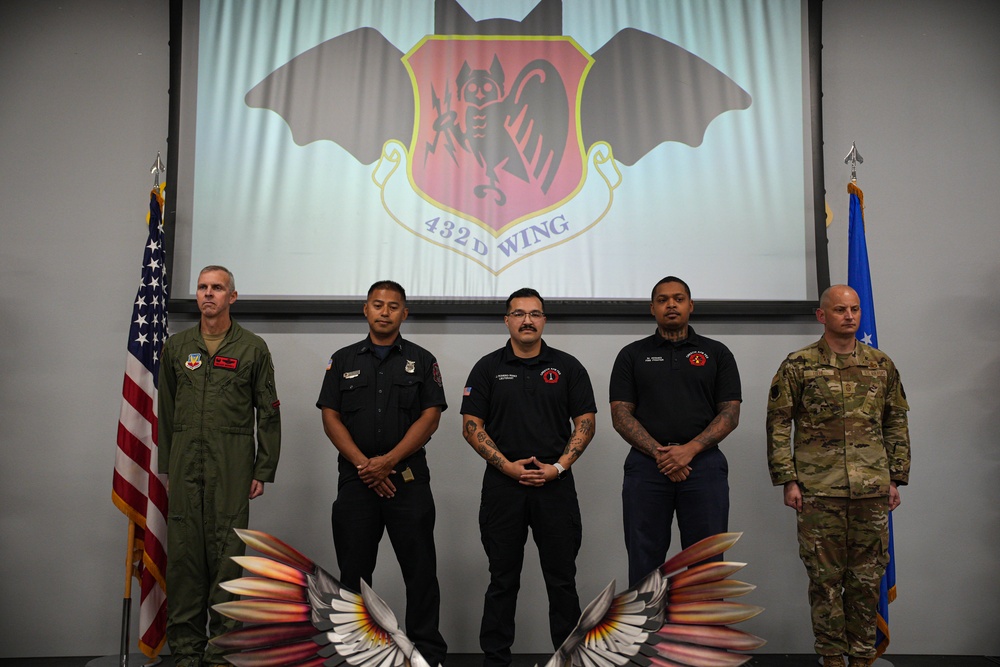 Creech Fire awarded Civilian Achievement Medals