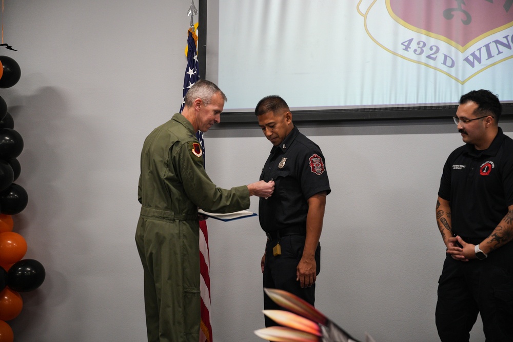 Creech Fire awarded Civilian Achievement Medals