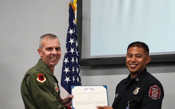 Creech Fire awarded Civilian Achievement Medals