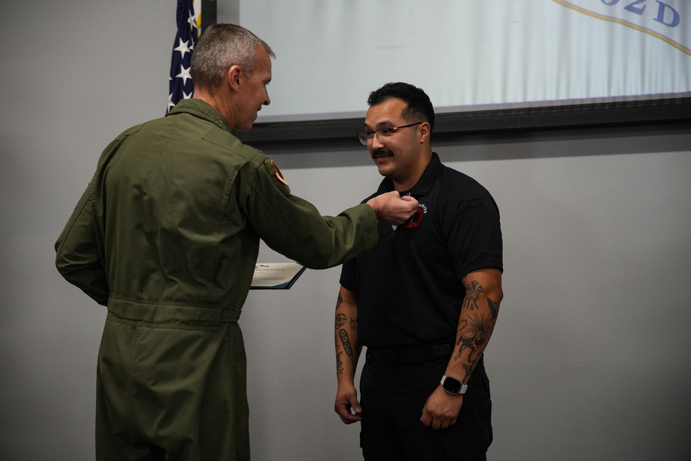 Creech Fire awarded Civilian Achievement Medals