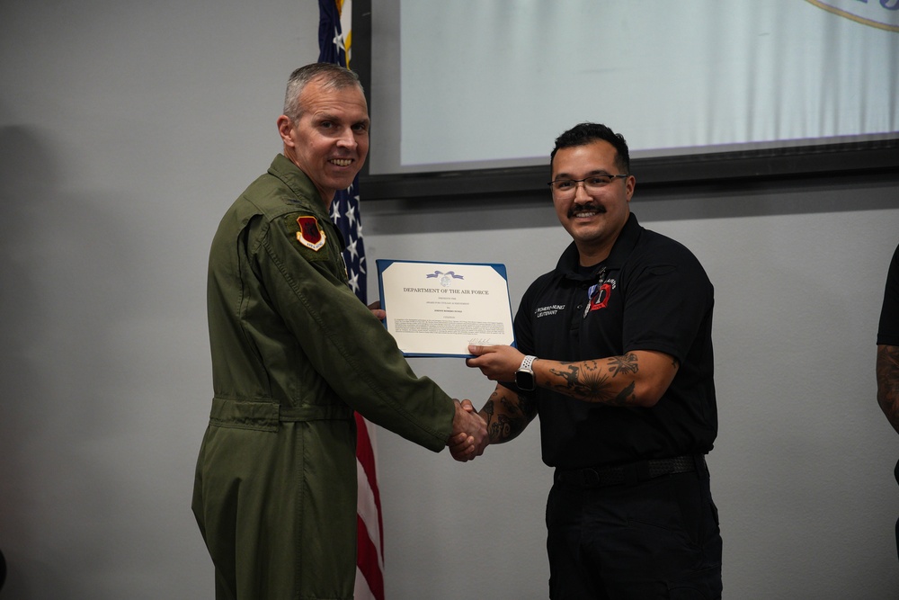 Creech Fire awarded Civilian Achievement Medals