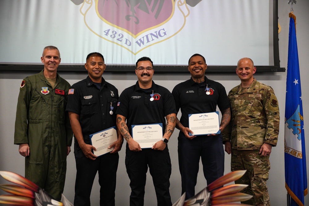 Creech Fire awarded Civilian Achievement Medals