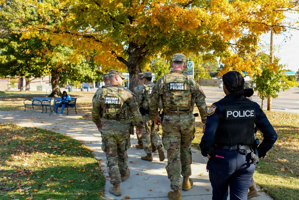 Tennessee National Guard and Memphis Police partner together