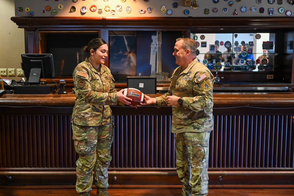 Sentinel-6B Patching Ceremony