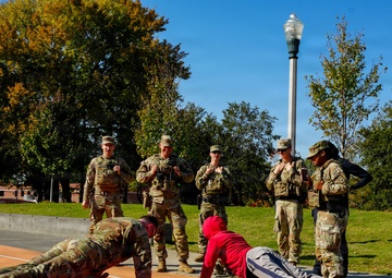 Tennessee National Guard patrol Morris Park