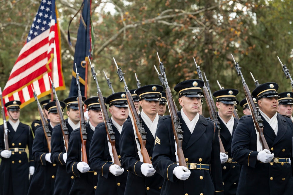 Full Military Funeral Honors with Escort are Conducted for U.S. Army Sgt. Michael Verardo in Section 57