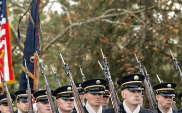 Full Military Funeral Honors with Escort are Conducted for U.S. Army Sgt. Michael Verardo in Section 57