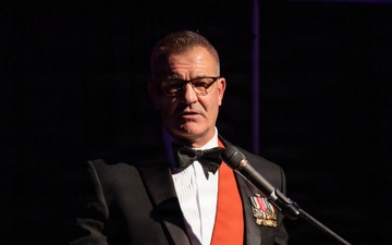 Headquarters and Headquarters Squadron celebrates the 250th Marine Corps birthday