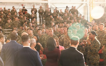 First and Second Ladies of the United States Visit MCB Camp Lejeune, MCAS New River