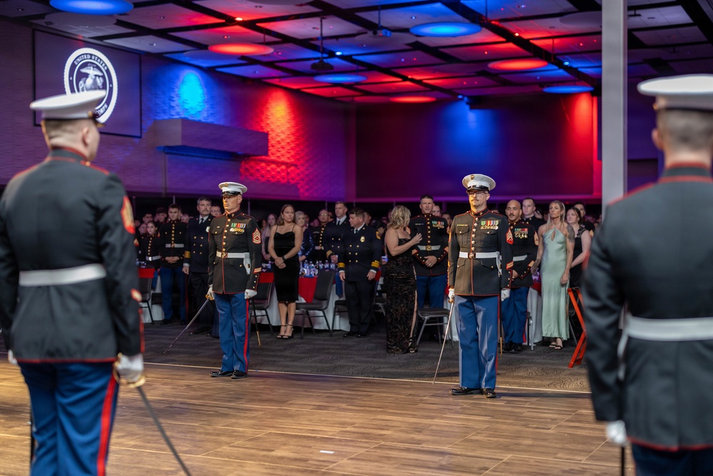Headquarters and Headquarters Squadron celebrates the Marine Corps 250th Birthday