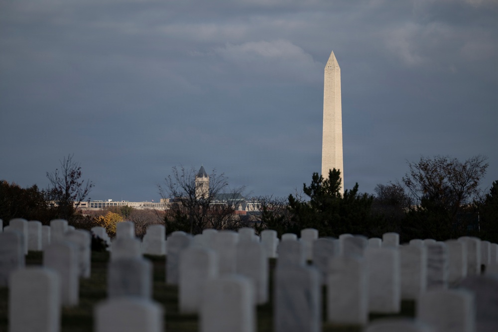 Full Military Funeral Honors with Escort are Conducted for U.S. Army Sgt. Michael Verardo in Section 57