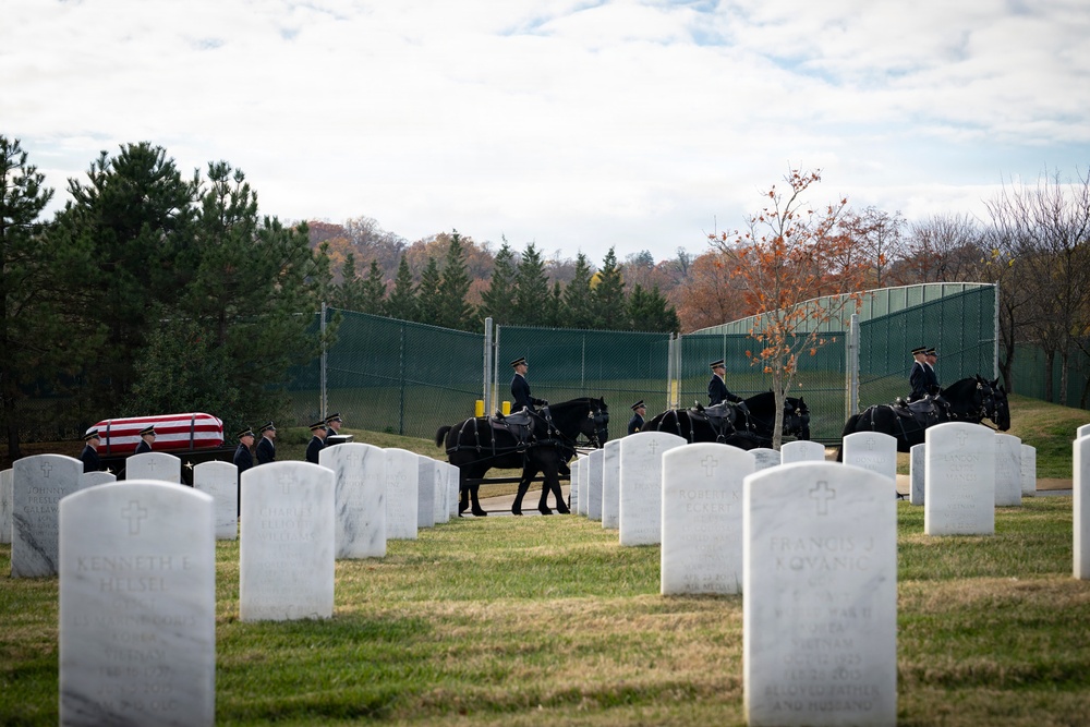 Full Military Funeral Honors with Escort are Conducted for U.S. Army Sgt. Michael Verardo in Section 57
