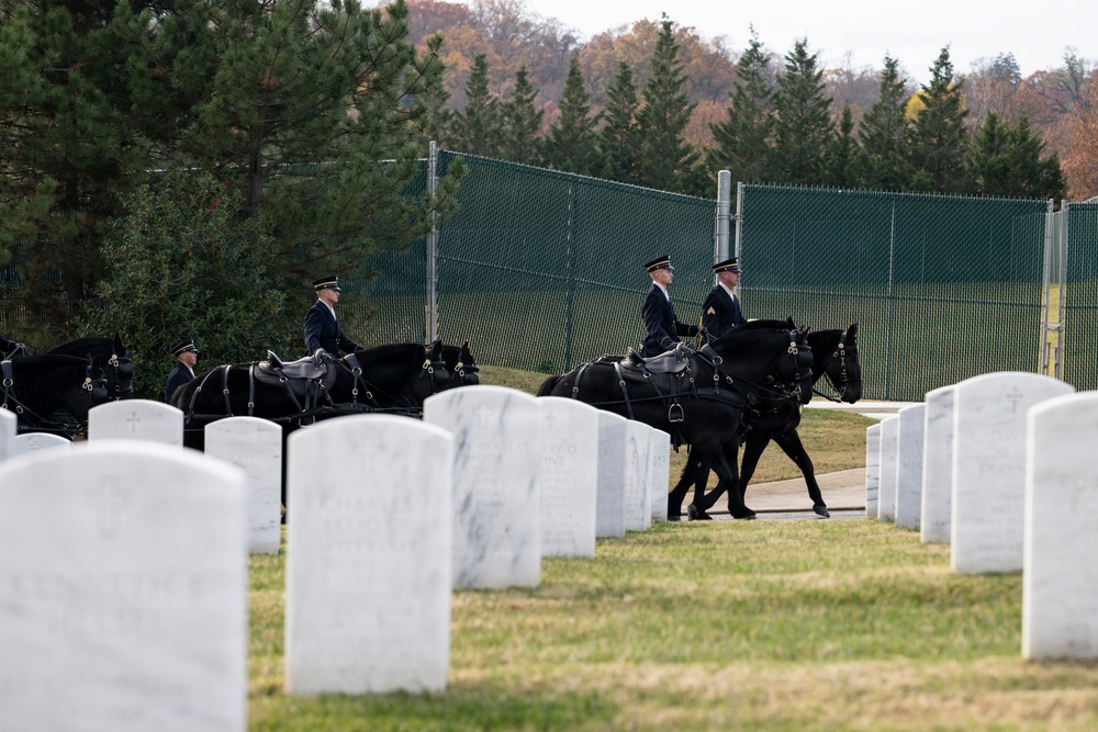 Full Military Funeral Honors with Escort are Conducted for U.S. Army Sgt. Michael Verardo in Section 57