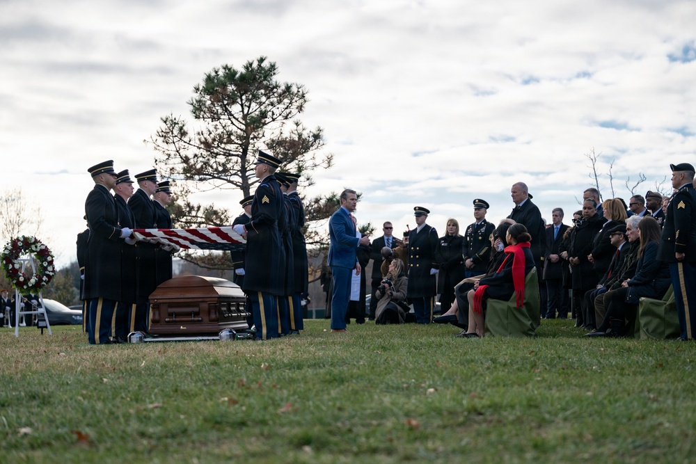 Full Military Funeral Honors with Escort are Conducted for U.S. Army Sgt. Michael Verardo in Section 57