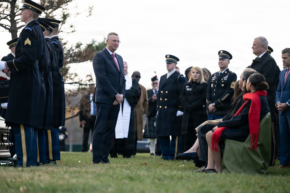 Full Military Funeral Honors with Escort are Conducted for U.S. Army Sgt. Michael Verardo in Section 57