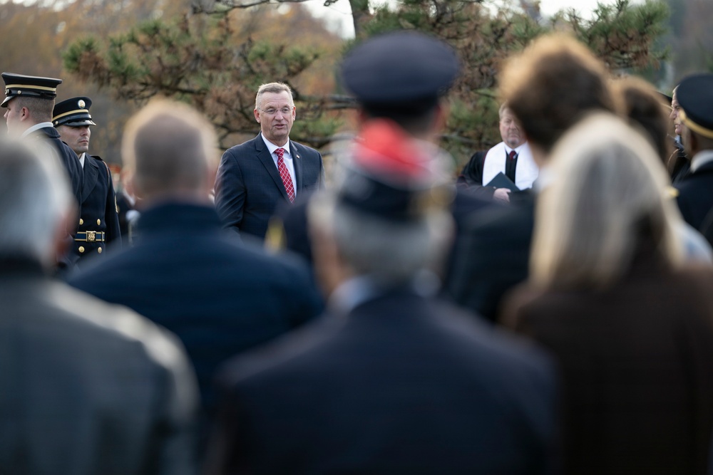 Full Military Funeral Honors with Escort are Conducted for U.S. Army Sgt. Michael Verardo in Section 57