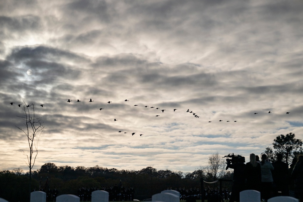 Full Military Funeral Honors with Escort are Conducted for U.S. Army Sgt. Michael Verardo in Section 57