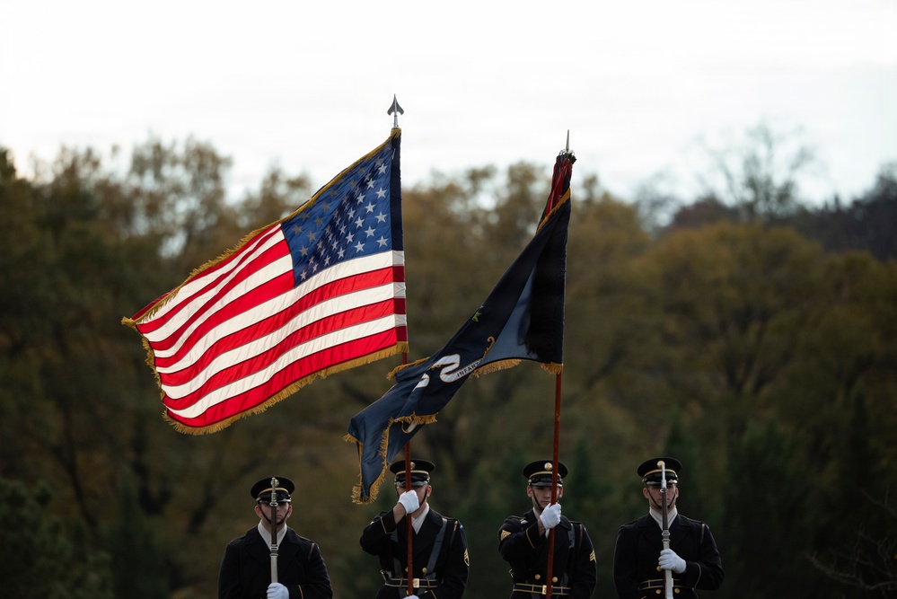 Full Military Funeral Honors with Escort are Conducted for U.S. Army Sgt. Michael Verardo in Section 57