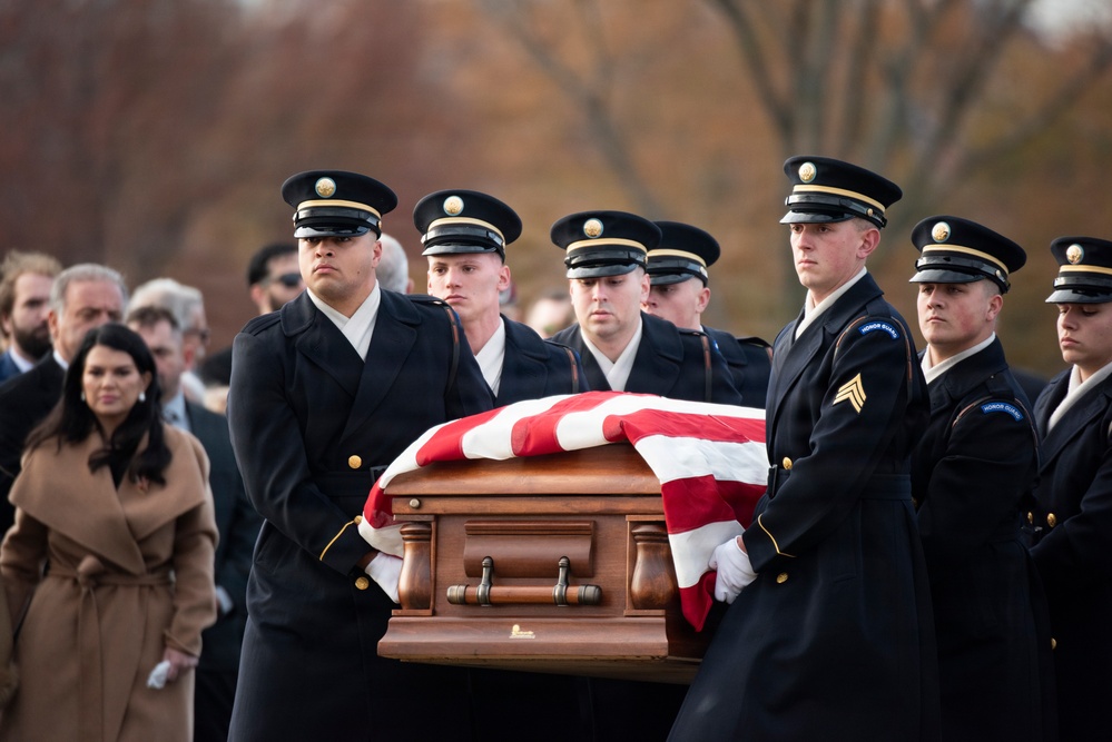 Full Military Funeral Honors with Escort are Conducted for U.S. Army Sgt. Michael Verardo in Section 57