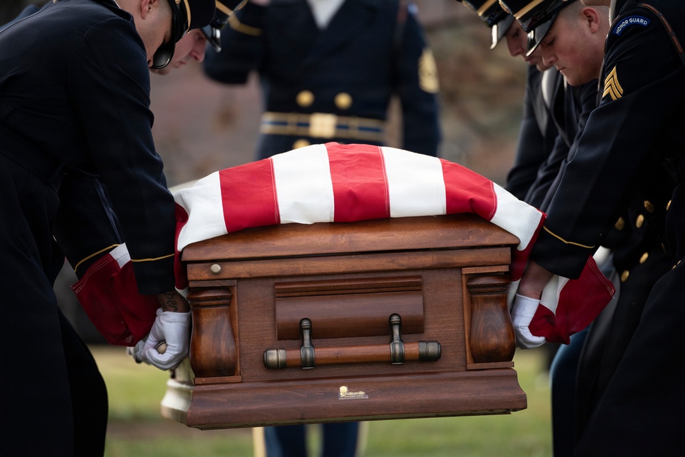 Full Military Funeral Honors with Escort are Conducted for U.S. Army Sgt. Michael Verardo in Section 57