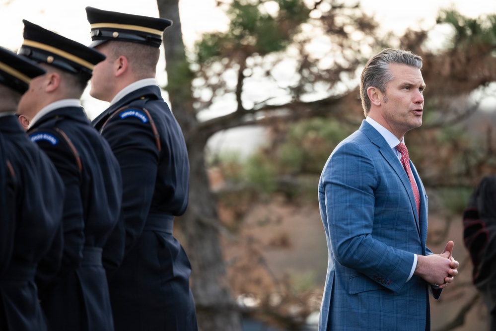 Full Military Funeral Honors with Escort are Conducted for U.S. Army Sgt. Michael Verardo in Section 57