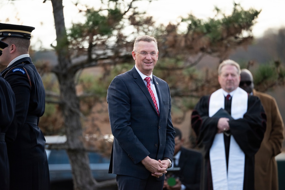 Full Military Funeral Honors with Escort are Conducted for U.S. Army Sgt. Michael Verardo in Section 57