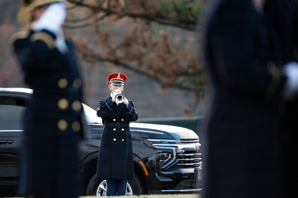 Full Military Funeral Honors with Escort are Conducted for U.S. Army Sgt. Michael Verardo in Section 57