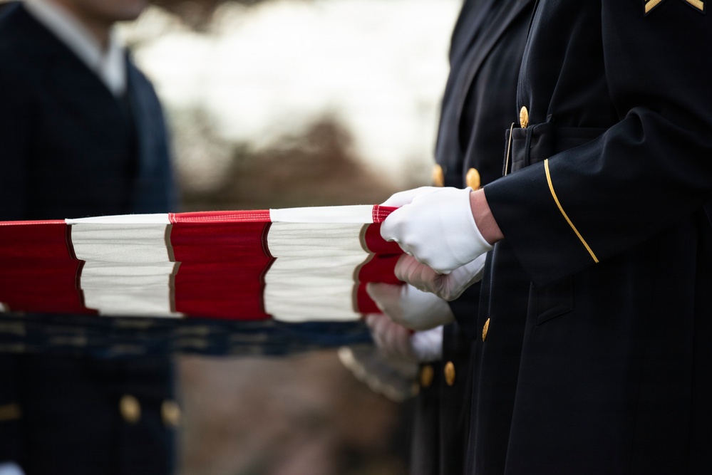 Full Military Funeral Honors with Escort are Conducted for U.S. Army Sgt. Michael Verardo in Section 57