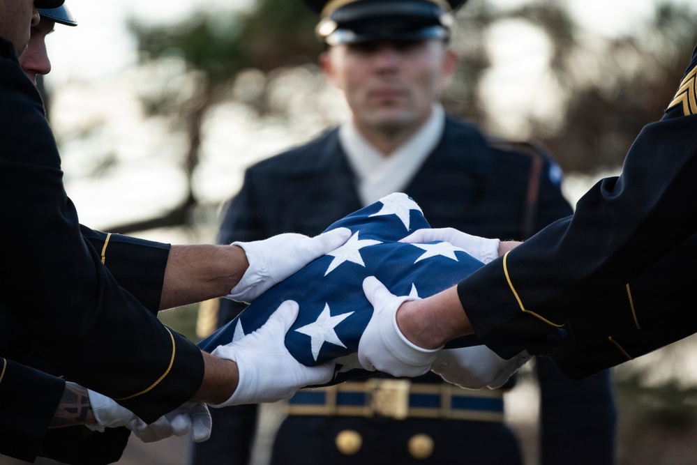 Full Military Funeral Honors with Escort are Conducted for U.S. Army Sgt. Michael Verardo in Section 57