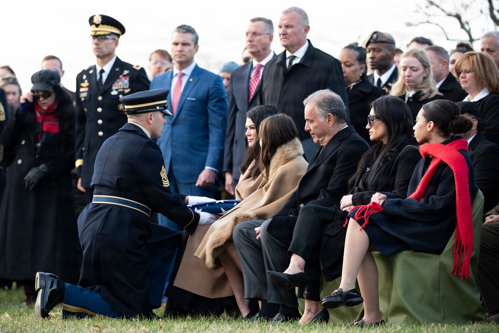 Full Military Funeral Honors with Escort are Conducted for U.S. Army Sgt. Michael Verardo in Section 57