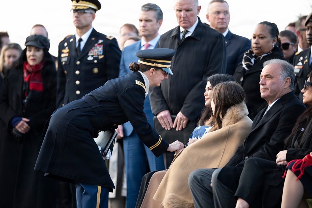 Full Military Funeral Honors with Escort are Conducted for U.S. Army Sgt. Michael Verardo in Section 57