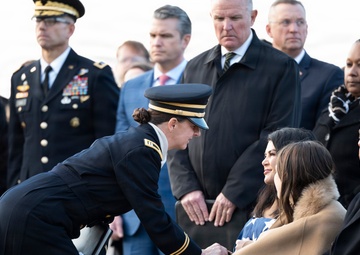 Full Military Funeral Honors with Escort are Conducted for U.S. Army Sgt. Michael Verardo in Section 57