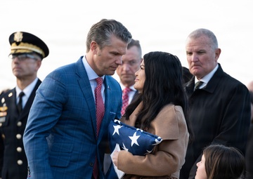 Full Military Funeral Honors with Escort are Conducted for U.S. Army Sgt. Michael Verardo in Section 57