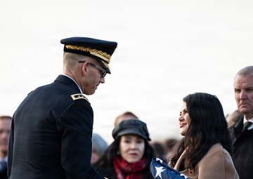 Full Military Funeral Honors with Escort are Conducted for U.S. Army Sgt. Michael Verardo in Section 57