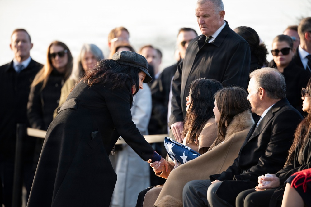 Full Military Funeral Honors with Escort are Conducted for U.S. Army Sgt. Michael Verardo in Section 57
