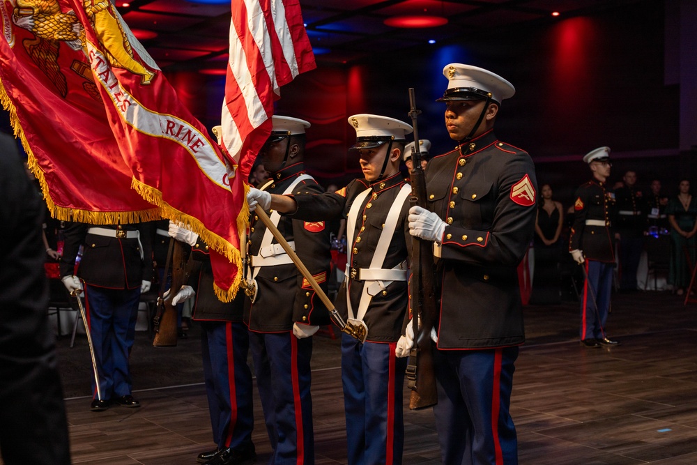 Headquarters and Headquarters Squadron celebrates the Marine Corps 250th Birthday
