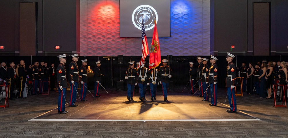 Headquarters and Headquarters Squadron celebrates the Marine Corps 250th Birthday