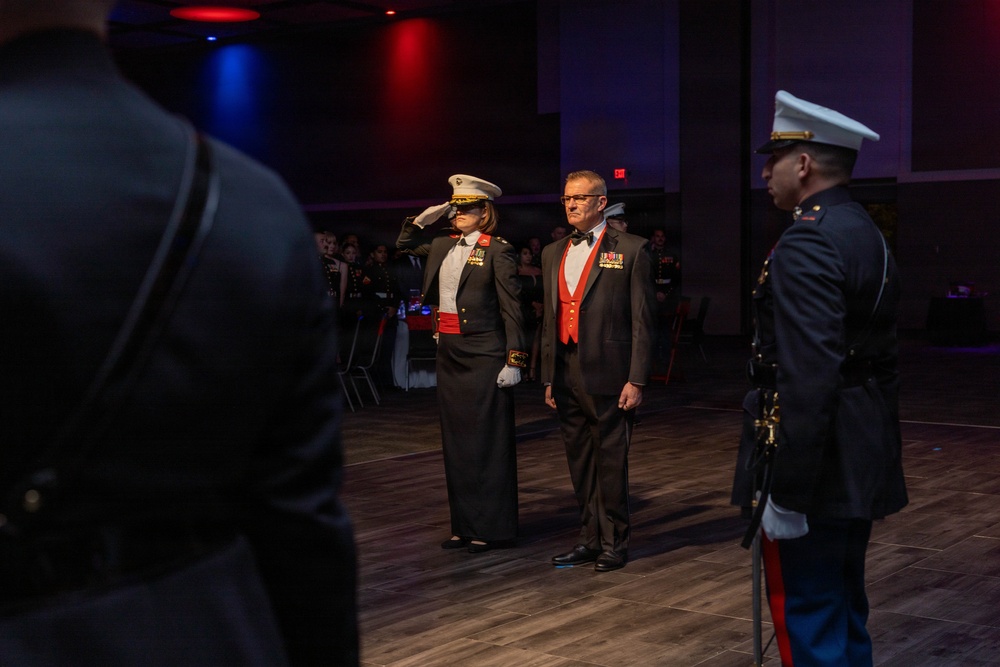 Headquarters and Headquarters Squadron celebrates the 250th Marine Corps Birthday