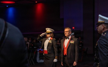 Headquarters and Headquarters Squadron celebrates the 250th Marine Corps Birthday