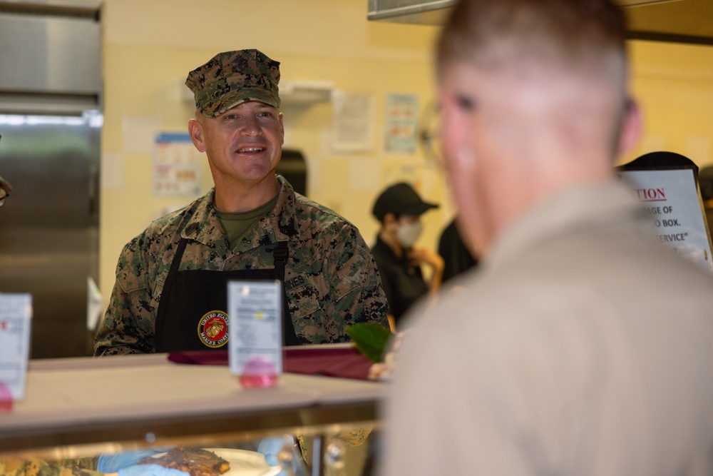 Mess Hall 488 Marines and MLCs organize 250th Marine Corps Birthday Meal at Camp Foster