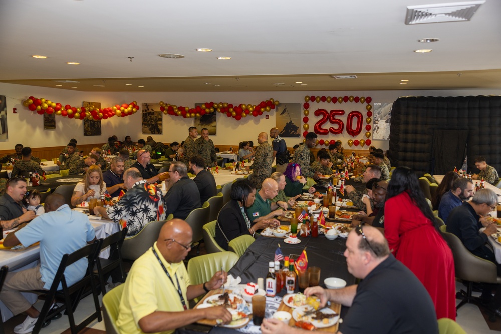 Mess Hall 488 Marines and MLCs organize 250th Marine Corps Birthday Meal at Camp Foster