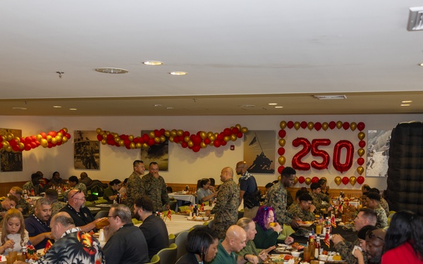 Mess Hall 488 Marines and MLCs organize 250th Marine Corps Birthday Meal at Camp Foster