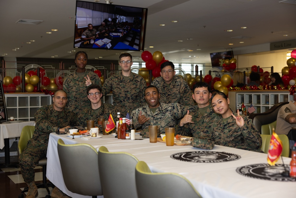 Mess Hall 488 Marines and MLCs organize 250th Marine Corps Birthday Meal at Camp Foster