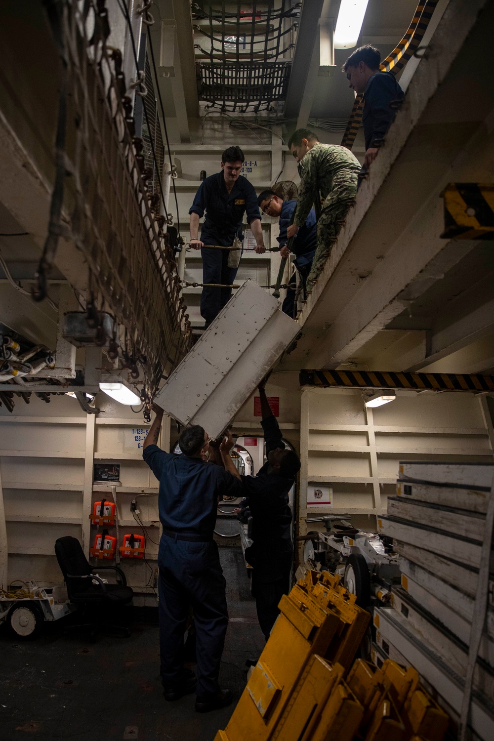 Abraham Lincoln conducts routine operations