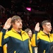 Future Sailors take part in oath of enlistment at NBA game